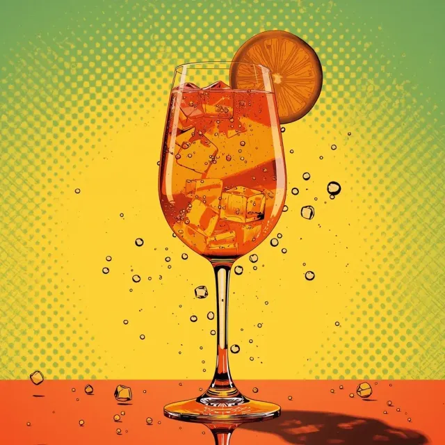 Original Booch Spritz - Kombucha Aperol Spritz Cocktail