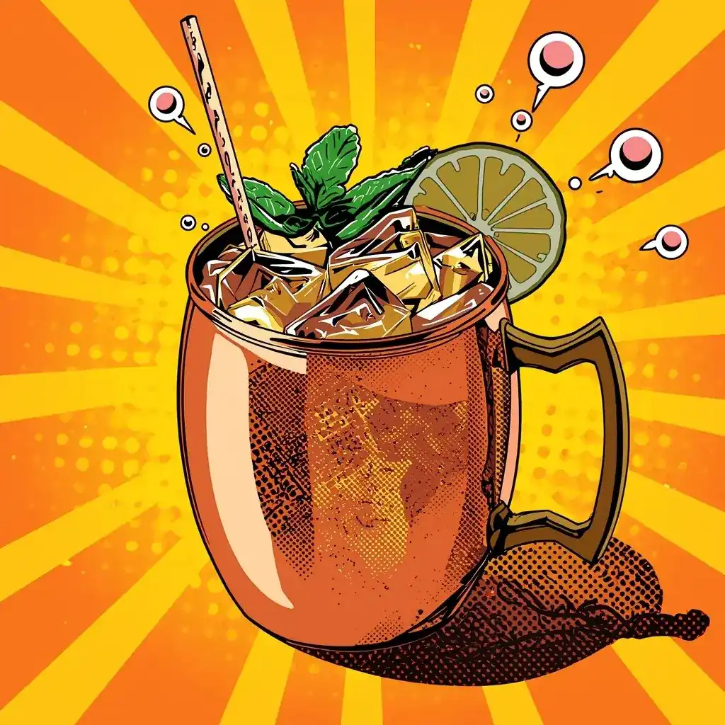 Ginger Mule Mayhem - Kombucha Moscow Mule Cocktail